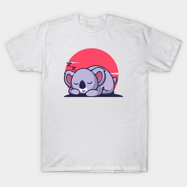 Sleeping koala T-Shirt by haallArt
